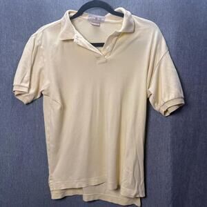 J.Crew Outfitters Men's M Butter Yellow 100% Cotton Tee Vintage 90s‎